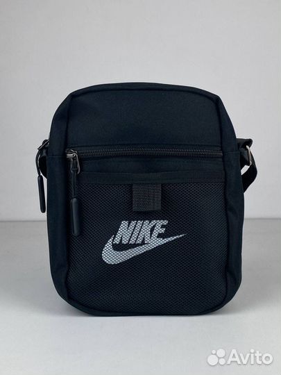 Барсетка сумка Nike чёрная через плечо найк