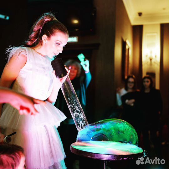 Шоу мыльных пузырей