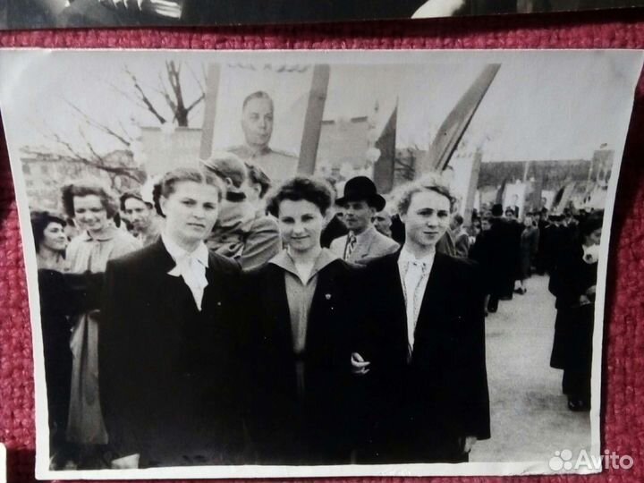 Фото «демонстрация» 1940/50-е годы СССР 6штук