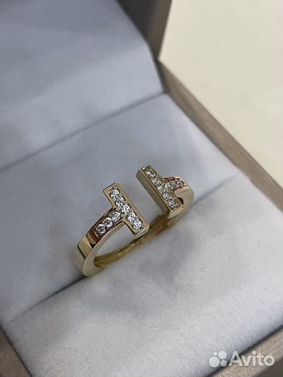 Золотое кольцо Tiffany&Co