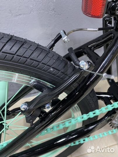 Велосипед BMX Fox 20 черно-бирюзовый
