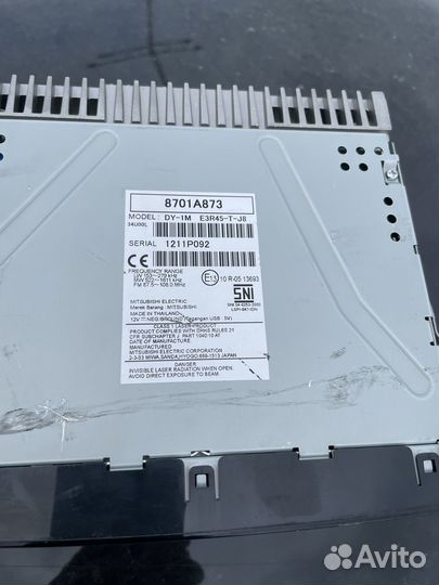 Магнитола митсубиси аутлендер