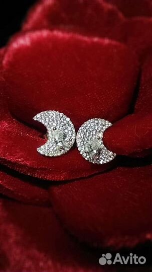 Сережки серебро