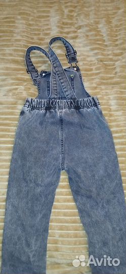 Джинсовый комбинезон детский