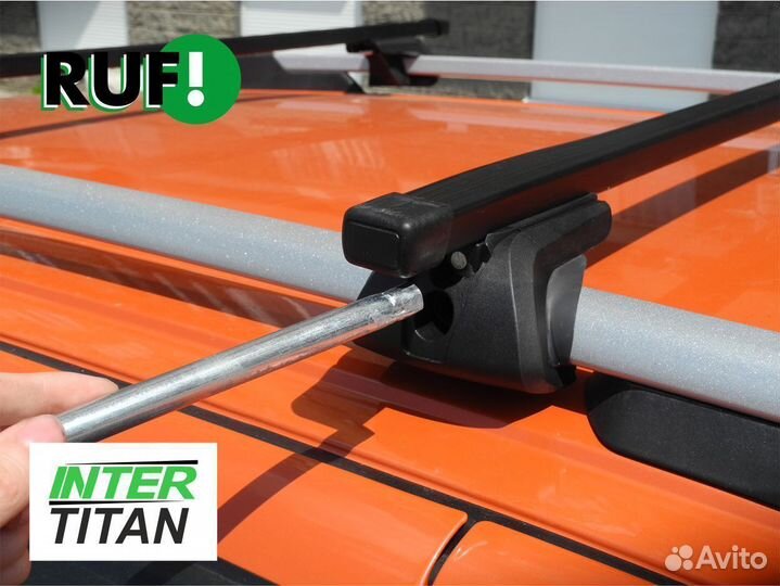 Багажник на рейлинги Honda inter titan Квадрат