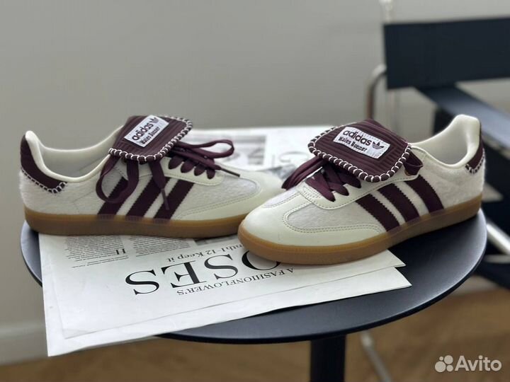 Кроссовки Adidas Samba Wales Bonner White Ponny