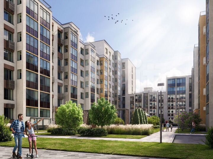 2-к. квартира, 66 м², 3/9 эт.