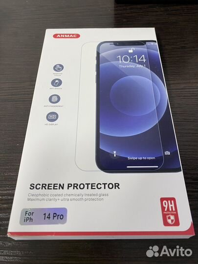 Закаленное стекло на айфон 14 pro