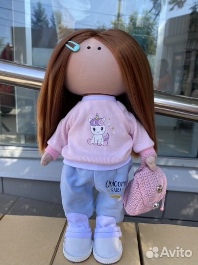 Текстильная кукла авторская