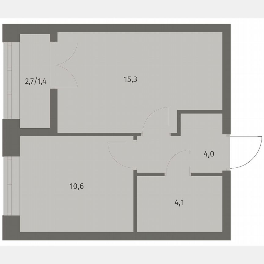 1-к. квартира, 35,4 м², 7/11 эт.