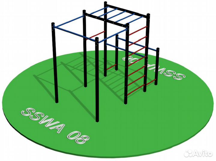 Спортивная площадка турник брусья