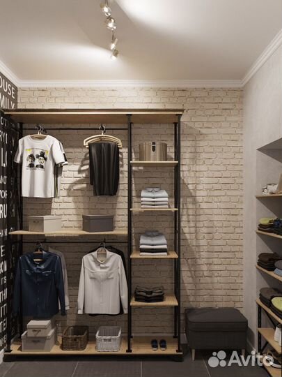 Мебель и стеллажи в магазин