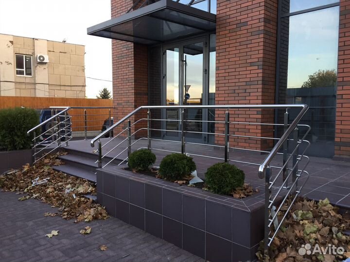 Ограждения, перила, поручни из нержавейки