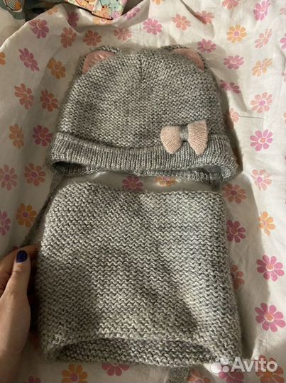 Зимняя шапка со снубом