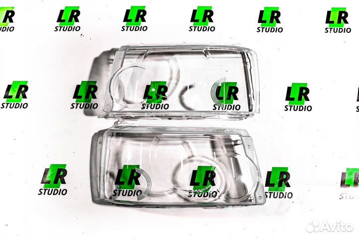 Стекло фары Range Rover Sport 2005-2009 комплект