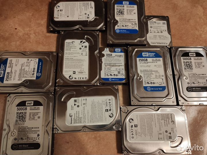 Hdd жесткие диски SATA 250/320/500