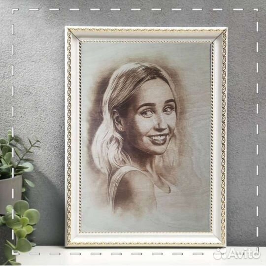 Выжигание портретов по фото