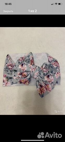 Повязка на голову для девочки