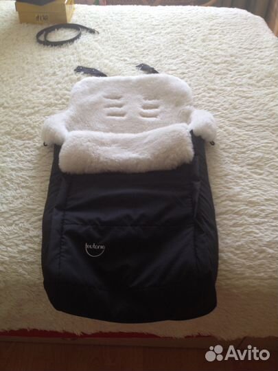 Меховой конверт для коляски