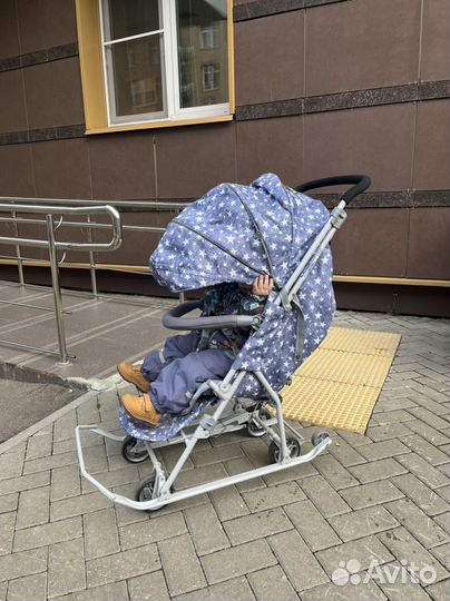 Коляска санки nika