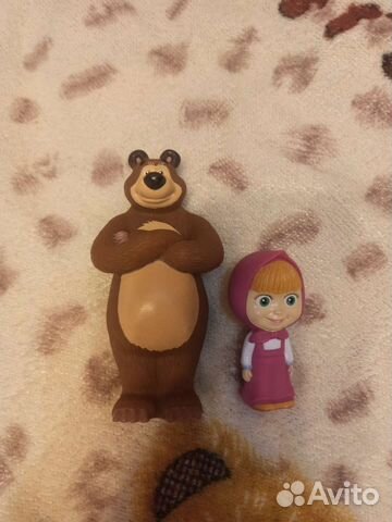 Резиновая игрушка Маша и медведь
