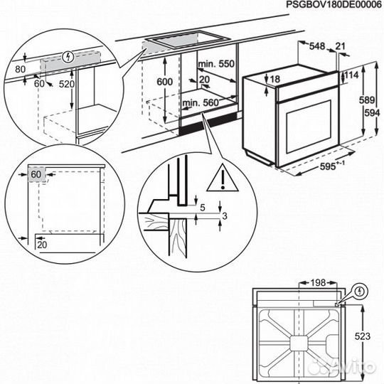 Духовой шкаф electrolux OKC8H31V