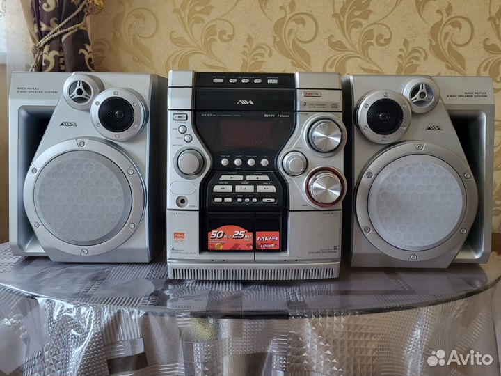 Музыкальный центр aiwa рабочий