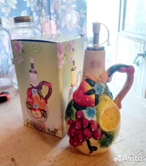 Бутылка для масла и уксуса с дозатором Agness