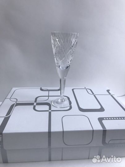 Фужеры. Хрусталь ссср. 6 шт