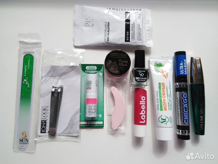 Косметика пакетом, 11 штук