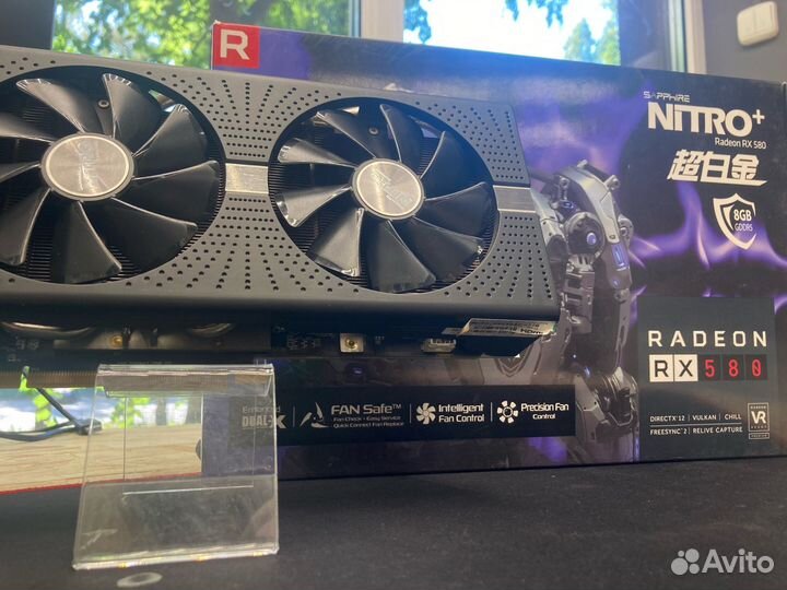 Видеокарта AMD Radeon RX 580 8гб Sapphire Nitro+ O