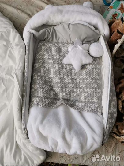 Зимний конверт на выписку