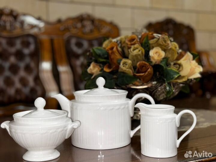 Villeroyboch чайник, сахарница и молочник