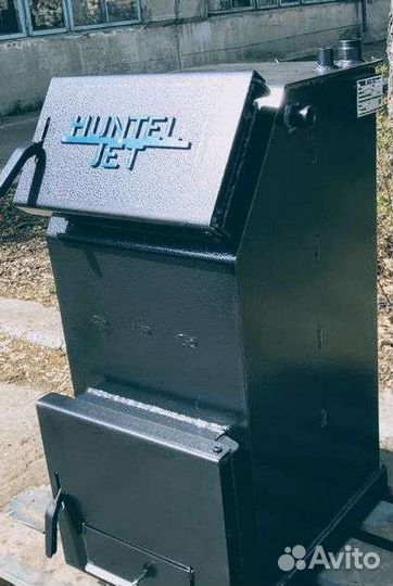 Твердотопливный котел с большой топкой