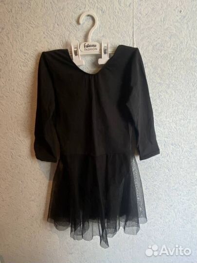 Детский гимнастический купальник с лосинами