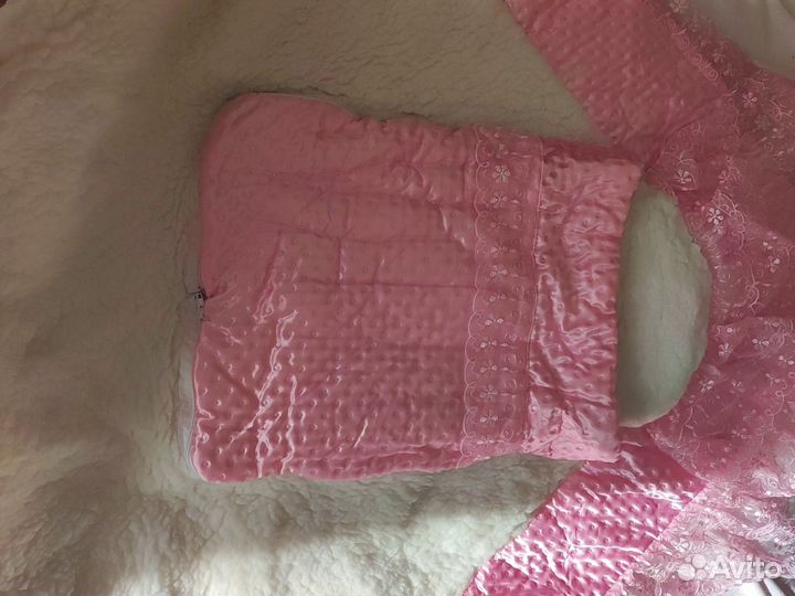 Конверт на выписку для девочки зима