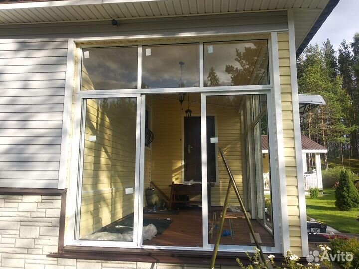 Остекление дома, террас, веранд, окна