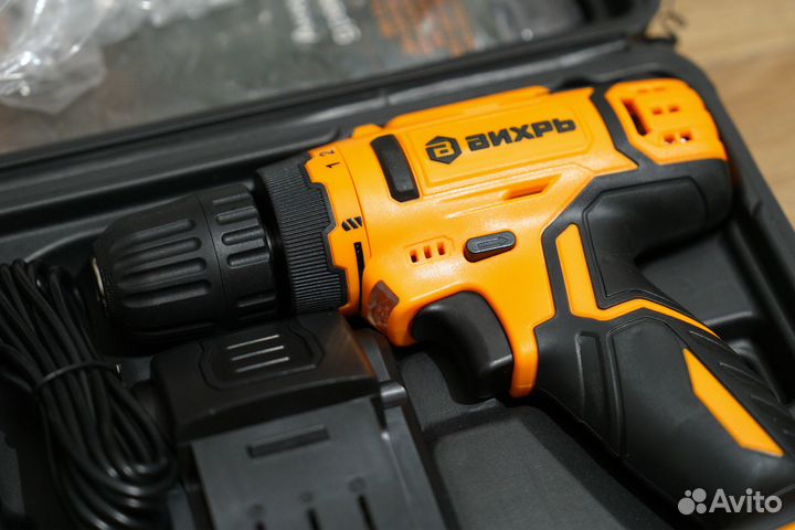 Дрель-шуруповерт Вихрь да-18Л-2ка, 18В, 35Нм, 2Акб