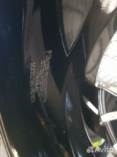 Диски на Audi R18 Black Front Polished