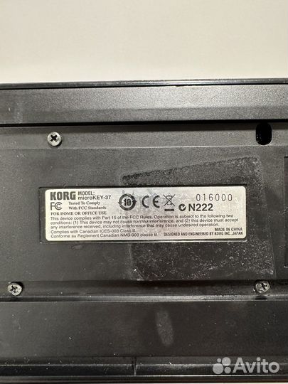 Midi клавиатура korg microKEY - 37