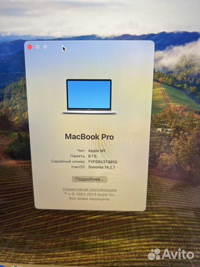 MacBook Pro 13-ink M1/256Gb