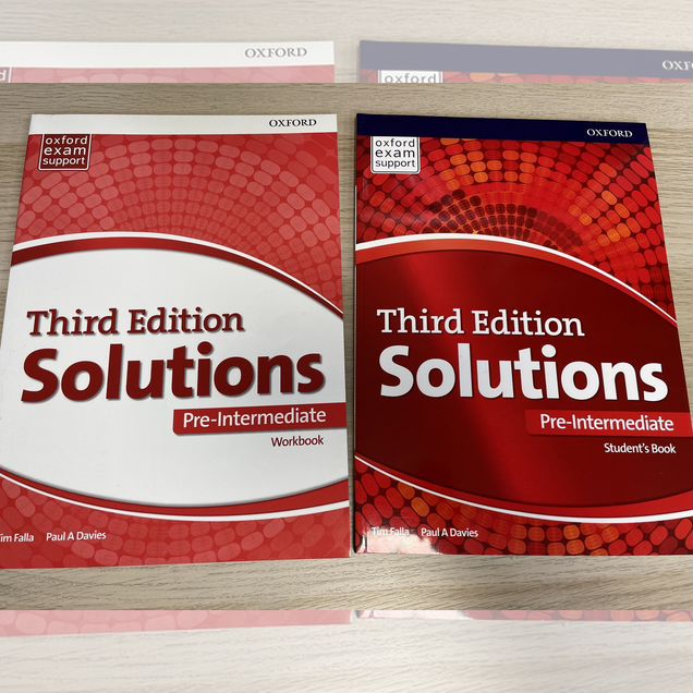 Solutions pre intermediate 3ed edition