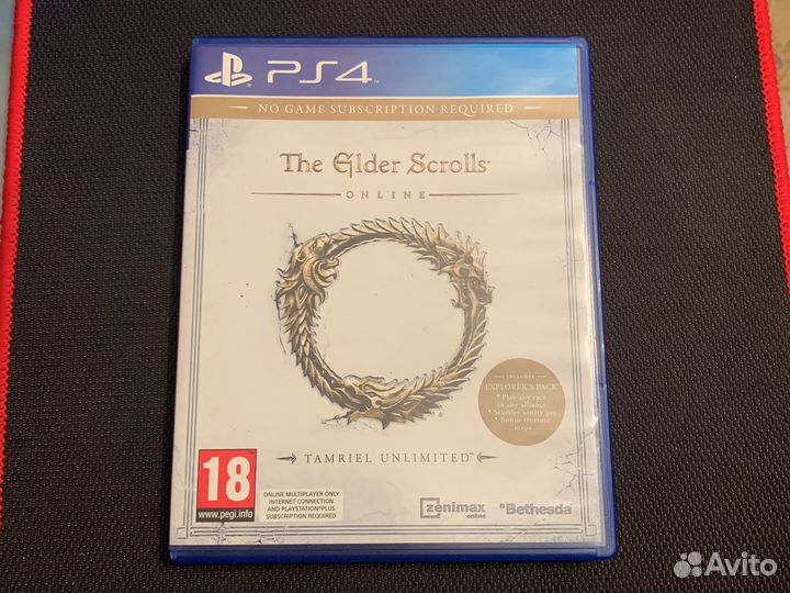 Игра The Elder Scrolls online ps4 диск