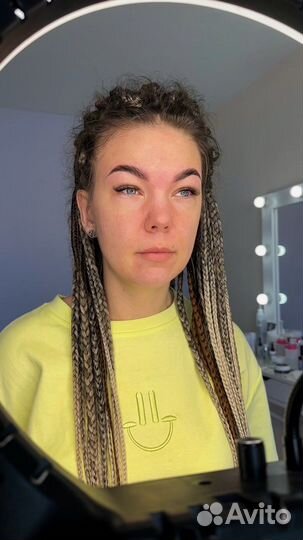 Окрашивание бровей, ламинирование ресниц