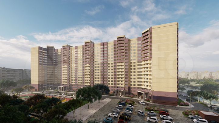 2-к. квартира, 68,6 м², 2/17 эт.