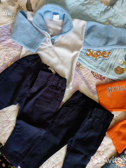 Костюмы и брюки на мальчик 9,12,18 мес,девочку 3 г