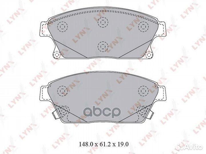 Колодки тормозные chevrolet cruze/opel astra J
