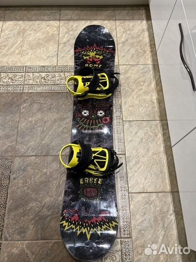 Сноуборд rome SDS с креплениями и ботинками