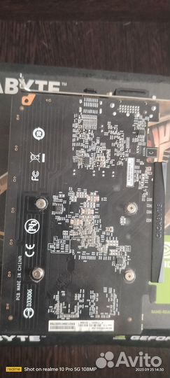 Видеокарта gtx 1030