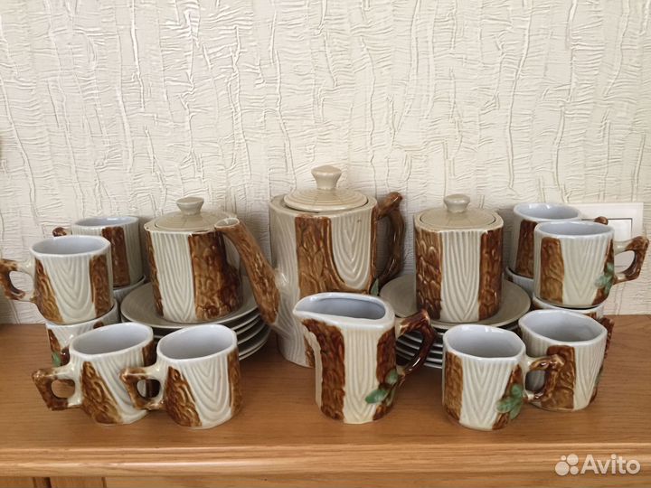 Кофейный сервиз керамика винтаж Северная Корея